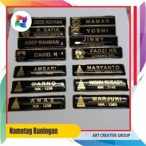 NAMAETAG CUSTOM BAHAN KUNINGAN